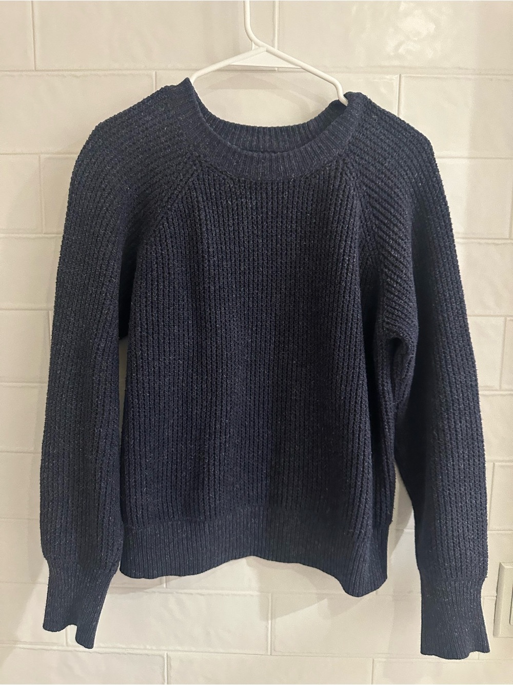 Best Made Co. Men’s Sweater Sz Small Blue Cotton Linen Pullover Crewneck